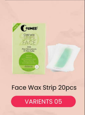 Face Wax Strip 20pcs